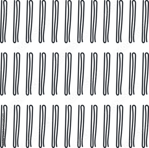 Texture in the form of repeating narrow bending wires.