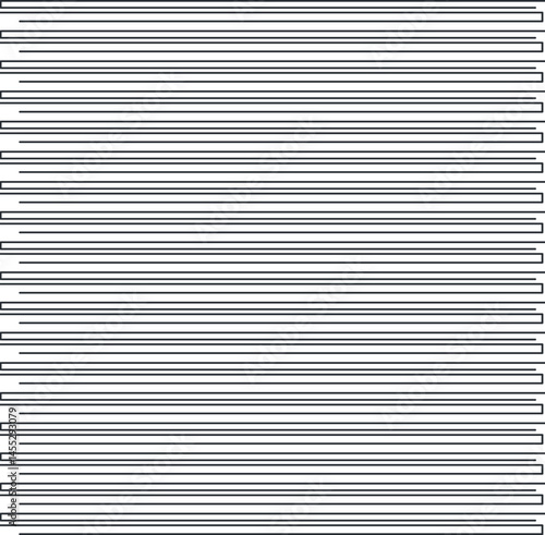Striped texture with horizontal lines where there are rectangular curved shapes.