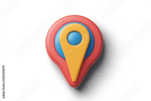Colorful vector map pin icon in orange and blue with drop shadow Free Download Colorful vector map pin icon in orange and blue with drop shadow - GFXLoad