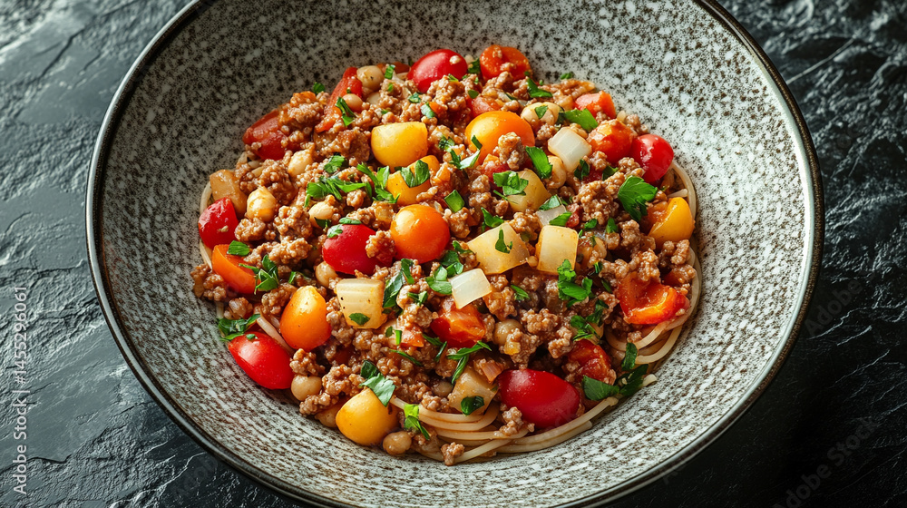 Classic Spaghetti Bolognese served on a white plate symbolizes comfort, tradition, and the warmth of Italian family meals, rich in flavor and rooted in centuries of culinary heritage.
