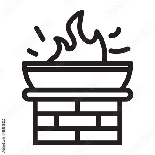 fire Line Icon