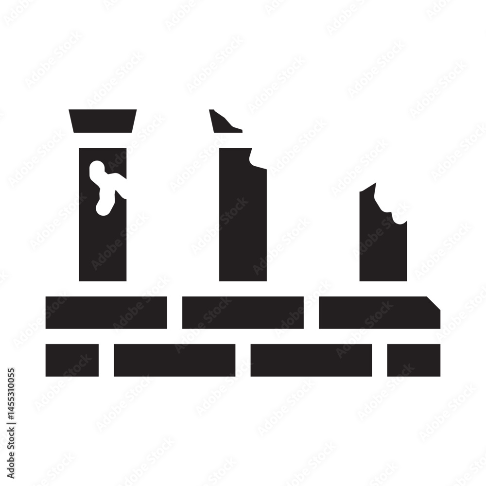 ruins Solid icon ruins Solid icon