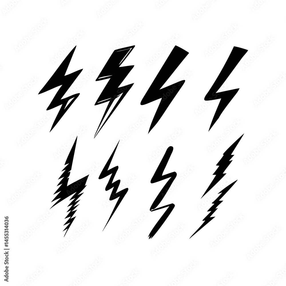 Minimalist White Number Seven Design On Solid Black Background Simple Typography