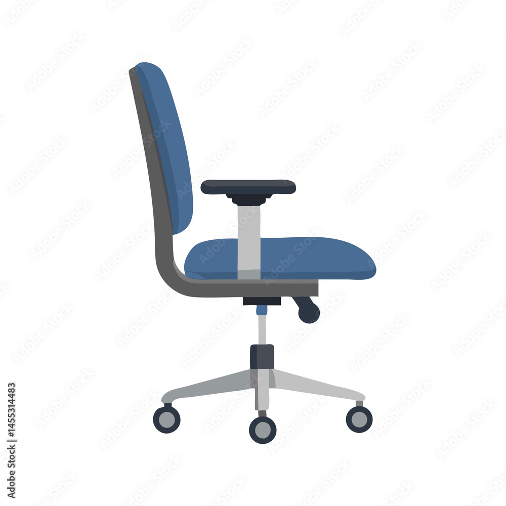 Office Chair - Flat Vector Illustration Office Chair - Flat Vector Illustration
