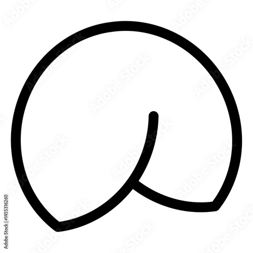 fortune cookies vector icon
