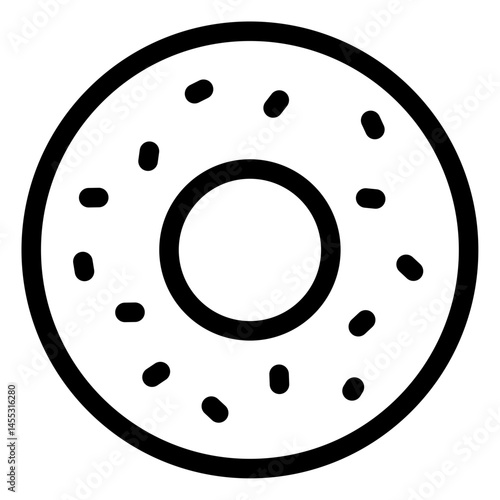 donut vector icon