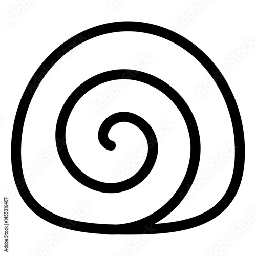 roll cake vector icon