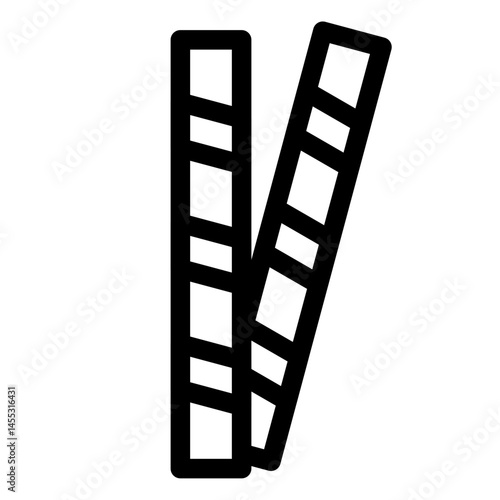 wafer stick vector icon