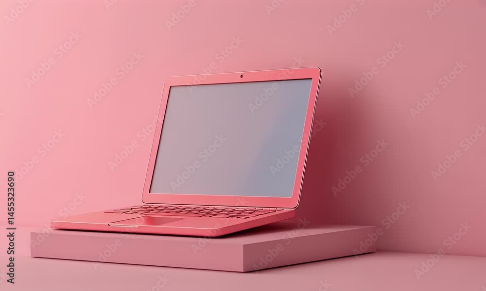 A minimalist laptop screen. A minimalist laptop screen.