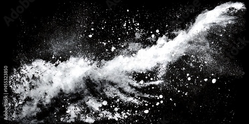 Wallpaper Mural Powder explosion black background Torontodigital.ca