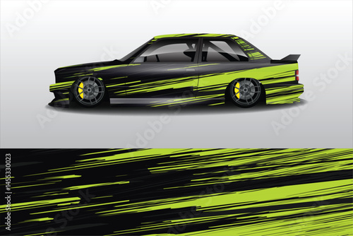 Stylish modified car with vibrant graphics on display (5)