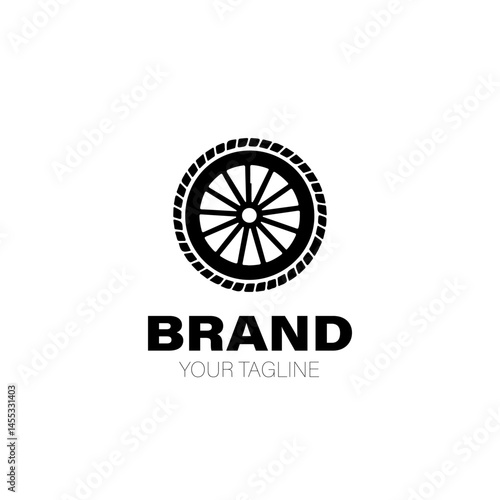 Tyre Logo. Tyre Logo Design. Tyre Logo Brand. Tyre Logo Vector Design Isolated on White Background
