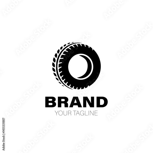 Tyre Logo. Tyre Logo Design. Tyre Logo Brand. Tyre Logo Vector Design Isolated on White Background
