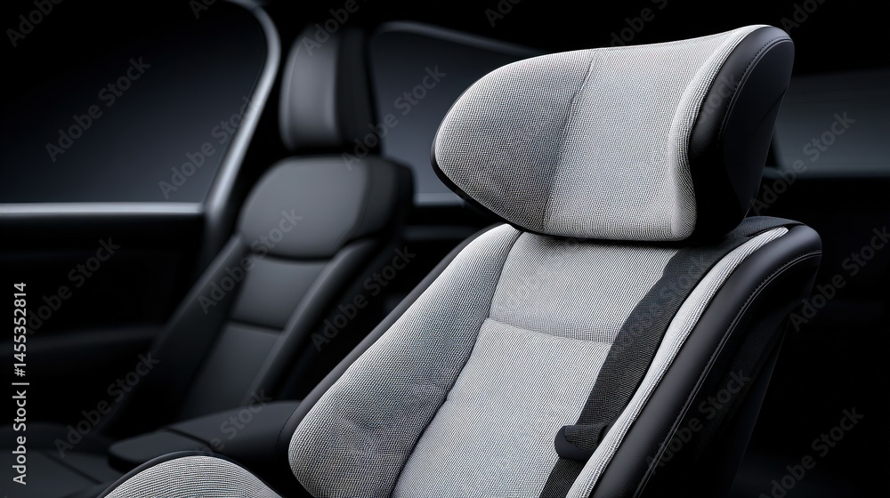 Obraz premium Chic Modern Car Seat Design for Kids with Realistic Features