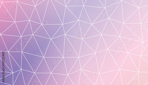 Abstract polygonal template. Design for flyer, wallpaper, presentation, paper. Vector illustration. Creative gradient color.