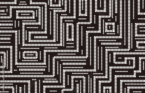 ドットの壁紙。黒色の背景。抽象的の素材。モノクロームの画像。グラフィックの絵。不規則なイラスト。デジタルの模様。