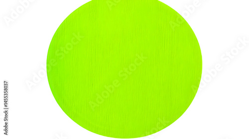 Abstract Green Circle Texture Isolated On Black Background