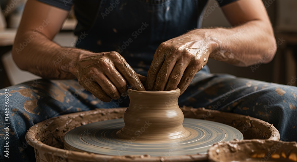 The Potter's Hands: Shaping Clay into Art The Potter's Hands: Shaping Clay into Art