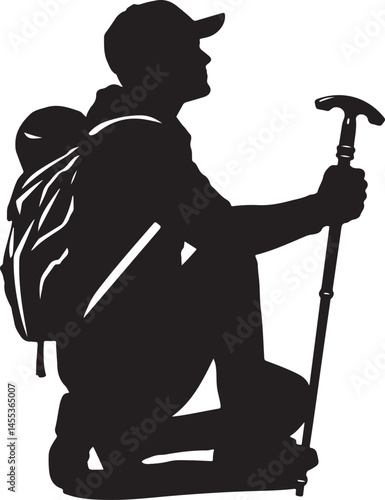 Hiking with Dogs: Silhouette Art