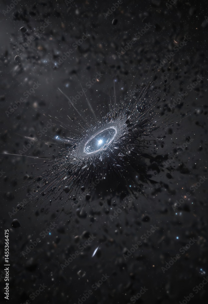 Dark canvas sprinkled with diamond-like starlight, cosmic dust , planets, shooting star, celestial body Dark canvas sprinkled with diamond-like starlight, cosmic dust , planets, shooting star, celestial body