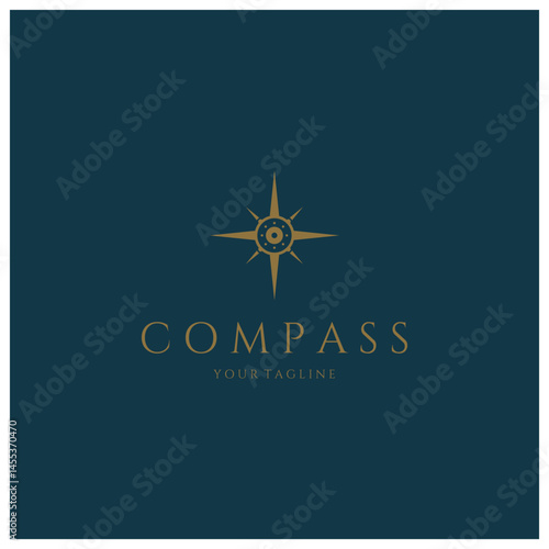 compass icon isolated on background.modern flat compass pictogram,business,marketing,internet concept.trendy simple vector symbol for websitedesign or button to mobile app.logo illustration.