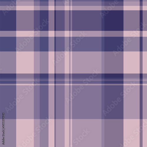 Thread background texture check, hunter fabric pattern textile. Menu seamless plaid vector tartan in pastel and indigo colors.