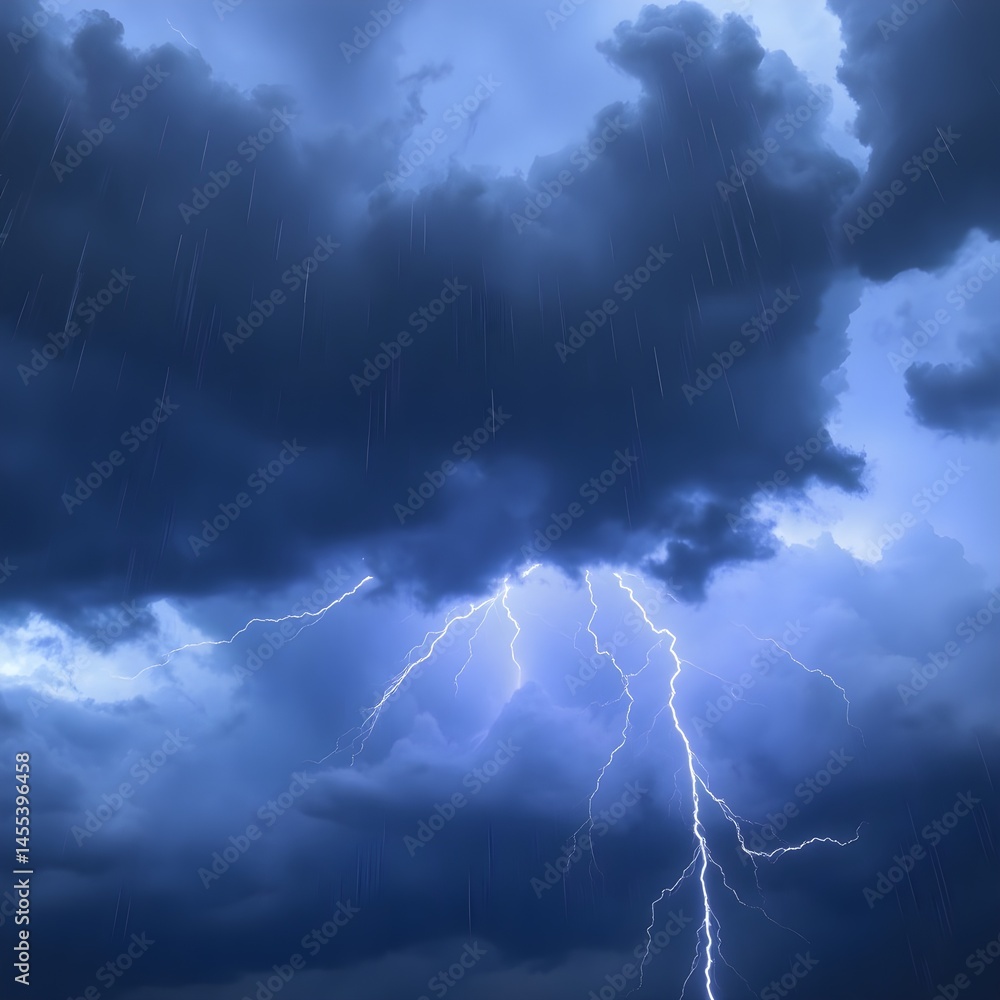 Fototapeta premium lightning sky