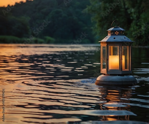 lantern on the water