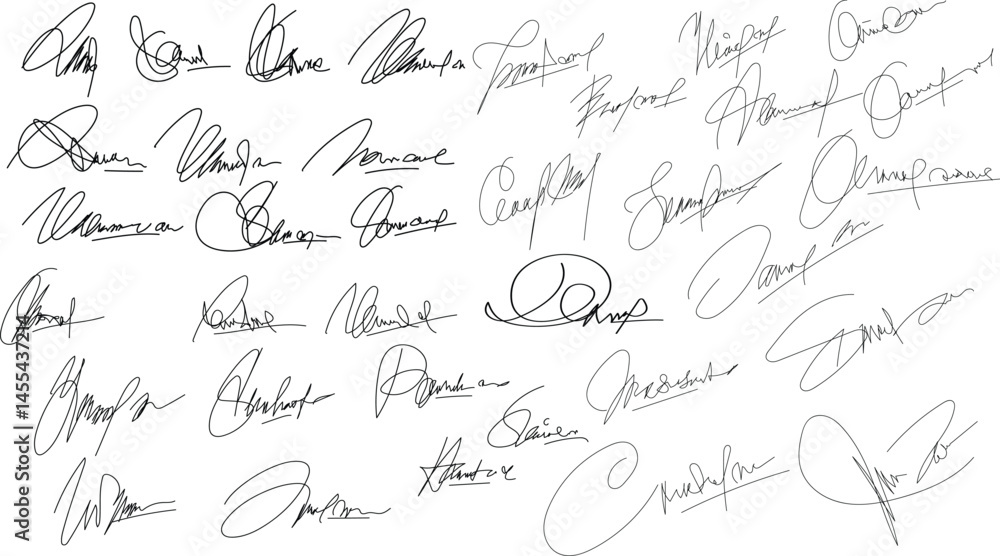 set Abstract signature ideas, set signature hand, Abstract Signature for Documents, Hand written signature, Autograph signatures pack, signature vector, Fake signature with different handwriting.eps8 set Abstract signature ideas, set signature hand, Abstract Signature for Documents, Hand written signature, Autograph signatures pack, signature vector, Fake signature with different handwriting.eps8