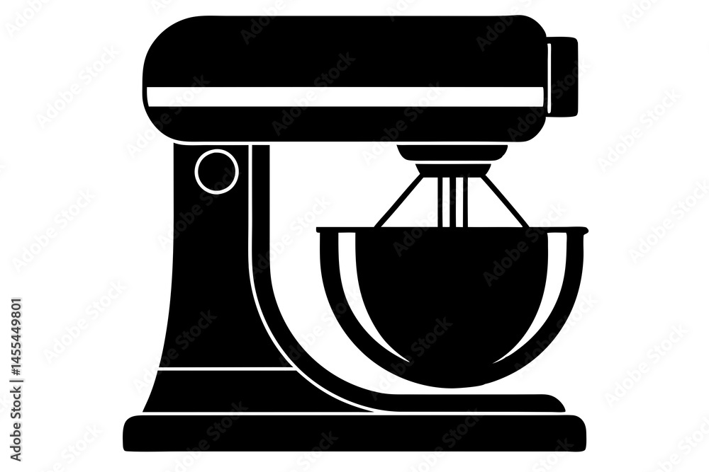 mixer silhouette vector mixer silhouette vector