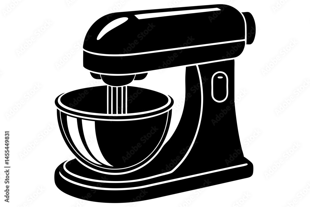 mixer silhouette vector mixer silhouette vector