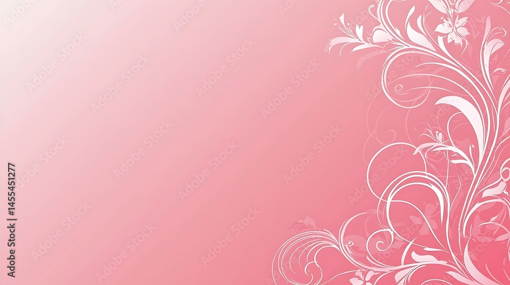 Fototapeta premium Floral Design Background (4)