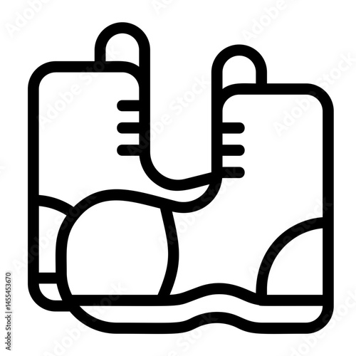 Carnival Shoes Line Icon
