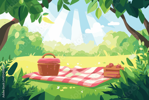 picnic in the garden