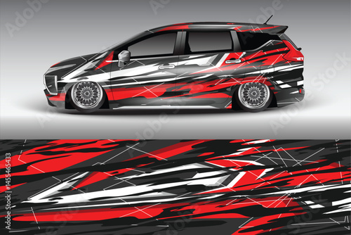 Stylishly Customized Car with Dynamic Graphics Design (1)