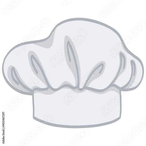 Chef Hat Cartoon Drawing Icon Vector Illustration