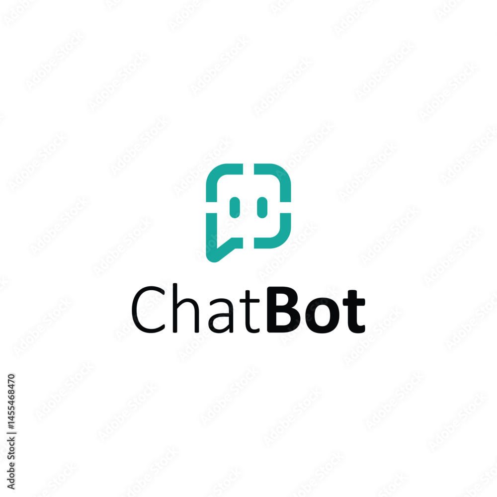 chat bot logo icon vector chat bot logo icon vector