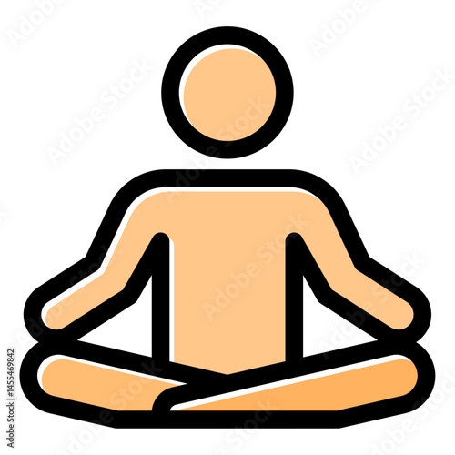 yoga meditation icon