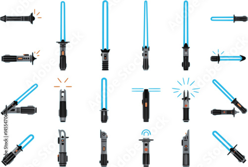 light saber icon, light saber vector illustration-simple illustration of light saber, perfect for light saber logos and icons
