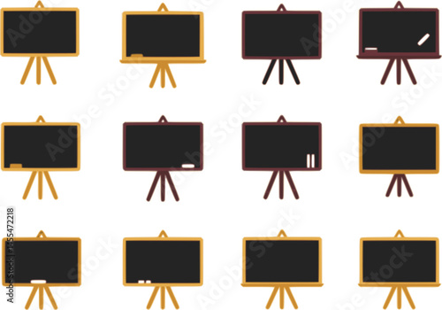 blackboard icon, blackboard vector illustration-simple illustration of blackboard, perfect for blackboard logos and icons
