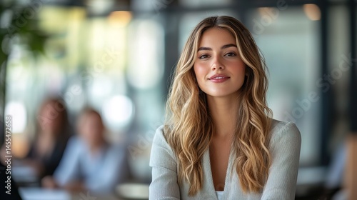 Free Download A young female entrepreneur leading a business pitch to investors  - GFXLoad