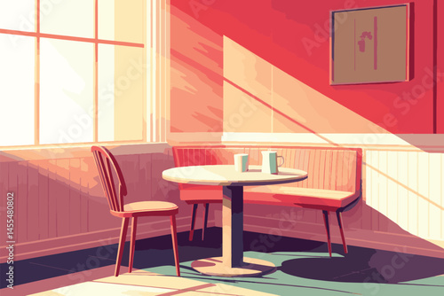 modern dining room