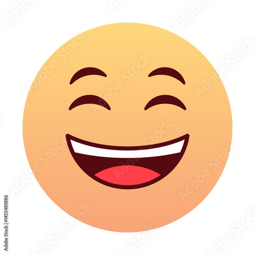 happy smile emoticon, smiley face with smiling eyes emoji, grinning face emotion