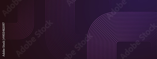 Pink curved lines on a dark background, perfect for futuristic design projects, abstract backgrounds, technology concepts, and modern art compositions.