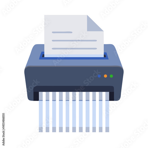 Paper Shredder - Office Equipment Icon
