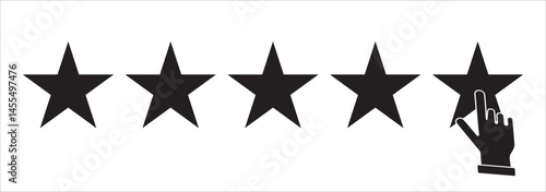 Star rating Icon. Vector illustration.