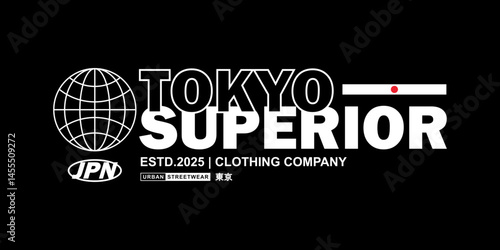 Futuristic illustration of tokyo japan vector t shirt design, vector graphic, typographic poster or tshirts street wear and Urban style