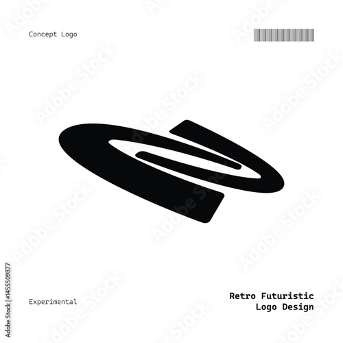Versatile Minimalist Retro Futuristic Logo for Music, Fashion, Food, Events, and More