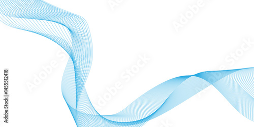 floating geometric abstract curved line are arranging randomly, abstract technology blend smooth wave lines with floating curved style, twisted and floating wavy geometric curve lines.