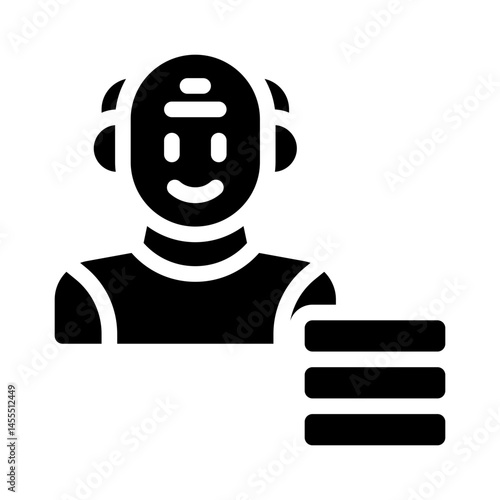 retirement fund glyph icon